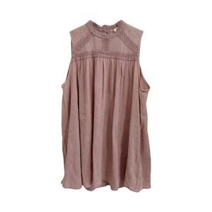 Anthropologie Eri + Ali Sweetbriar Sleeveless Blouse Sz M